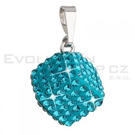 Anhnger mit Swarovski Elements 34082.3 blue zircon